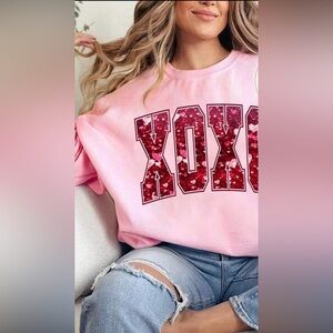 New Boutique XOXO Valentines sweatshirt so cute 🩷❤️🩷 plus size  4X